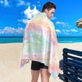 thumbnail image 4 of Coolnut Beach Towels Tie Dye Camping Towels Swirl Sand Free Beach Towel, 30"x60" Large Beach Towels Quick Dry Bath Travel Towels Pool Yoga Beach Mat for Men Women, 4 of 6
