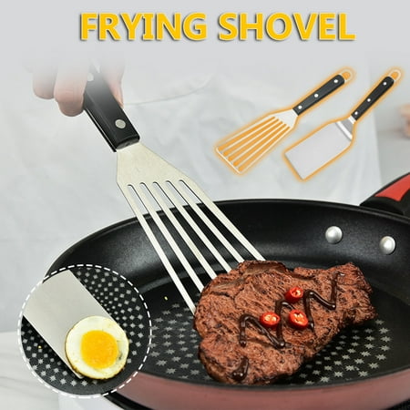 

Steak Slotted Turner Shovel Fish Spatula Multi-Purpose Stainless Steel Cooking Christmas Halloween Decoration Bathroom Fall Autumn Home Decor Family Kitchen Home Essentials XYZ 14040