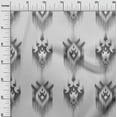 thumbnail image 3 of oneOone Polyester Spandex Gray Fabric Asian Ikat Sewing Fabric By The Yard Printed Diy Clothing Sewing Supplies 56 Inch Wide, 3 of 4