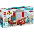 thumbnail image 2 of LEGO DUPLO Disney and Pixar Cars McQueen’s Visit to Doc’s Garage - Lightning McQueen Cars Toy for Preschool Boys and Girls 2+ - Pretend Play and Sensory Toddler Toy - Gift Idea for Birthdays - 10456, 2 of 8