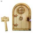 thumbnail image 2 of Gwong Decoración hogareña 1 set adorable buena puerta tallada escultura creativa vívida vívida escultura de jardín para el hogar Gwong 21084288, 2 of 6