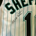 thumbnail image 4 of Gary Sheffield Twice Signed Authentic Florida Marlins Game Model Jersey JSA COA, 4 of 10