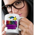 thumbnail image 2 of 3drose, Shooting Star Rainbow Awesome Karaoke Singer, 11oz Mug, 2 of 6
