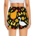 thumbnail image 4 of Haiem Farm Goose Women's 2 in 1 Running Shorts - Lightweight Athletic Workout Gym Yoga Breathable Sports Shorts Liner with Phone Pockets-Small, 4 of 9