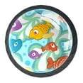 thumbnail image 1 of 4 Pcs Ocean Underwater Fish Knobs for Kitchen Cabinet Cupboard Dresser Bookcase Drawer Pulls Handles Round Home Decor, 1 of 8