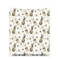 thumbnail image 3 of Eespoir Bunny Print Easter Blanket, Stuffed Cozy Throw For Sofa Bed, Spring Holiday Decor Blanket, Living Room Accent, Gift For Her, Warm, Washable(A), 3 of 6