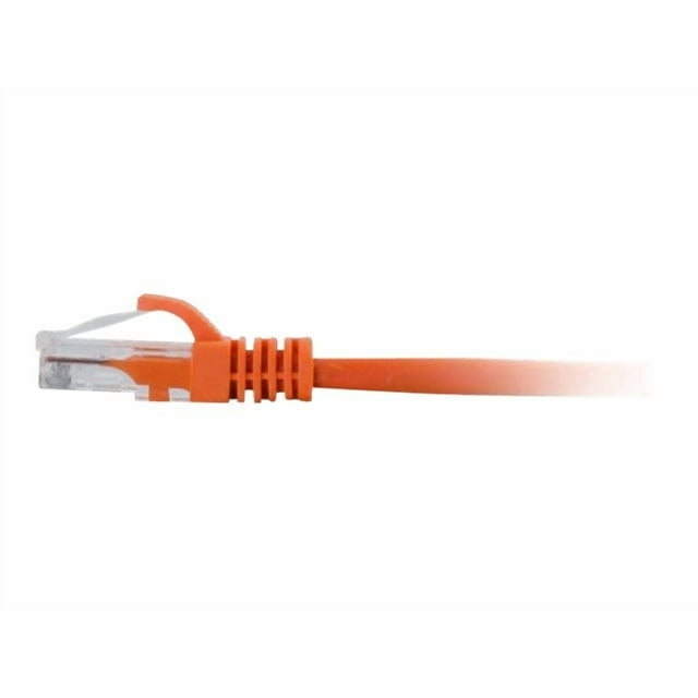 C2G 10ft Cat6 Snagless Unshielded (UTP) Ethernet Network Patch Cable - Orange - Patch cable - RJ-45 (M) to RJ-45 (M) - 10 ft - CAT 6 - molded, snagless - orange
