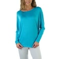 thumbnail image 7 of ToBeInStyle Women's Long Sleeve Dolman Top, 7 of 7