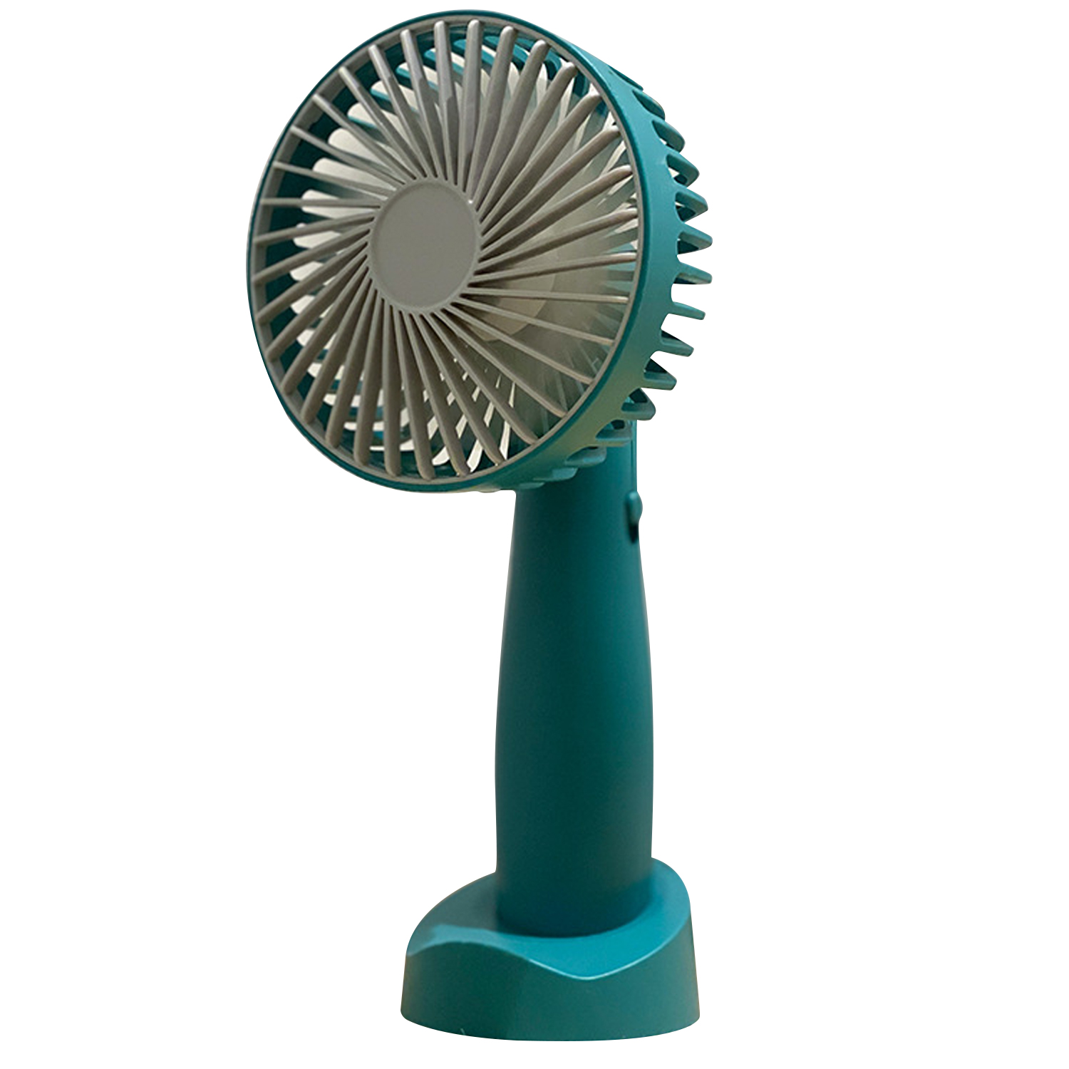 Handheld Fan with Base Portable Mini Fan 2 Speed Low Noise Desk Fan for
