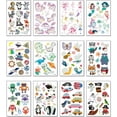 thumbnail image 1 of Tatuaje Luminoso y Divertidos LuminousTatto 2Kits 24 Plantillas en 2 Paquetes 12x8 Tatuaje Temporal., 1 of 4
