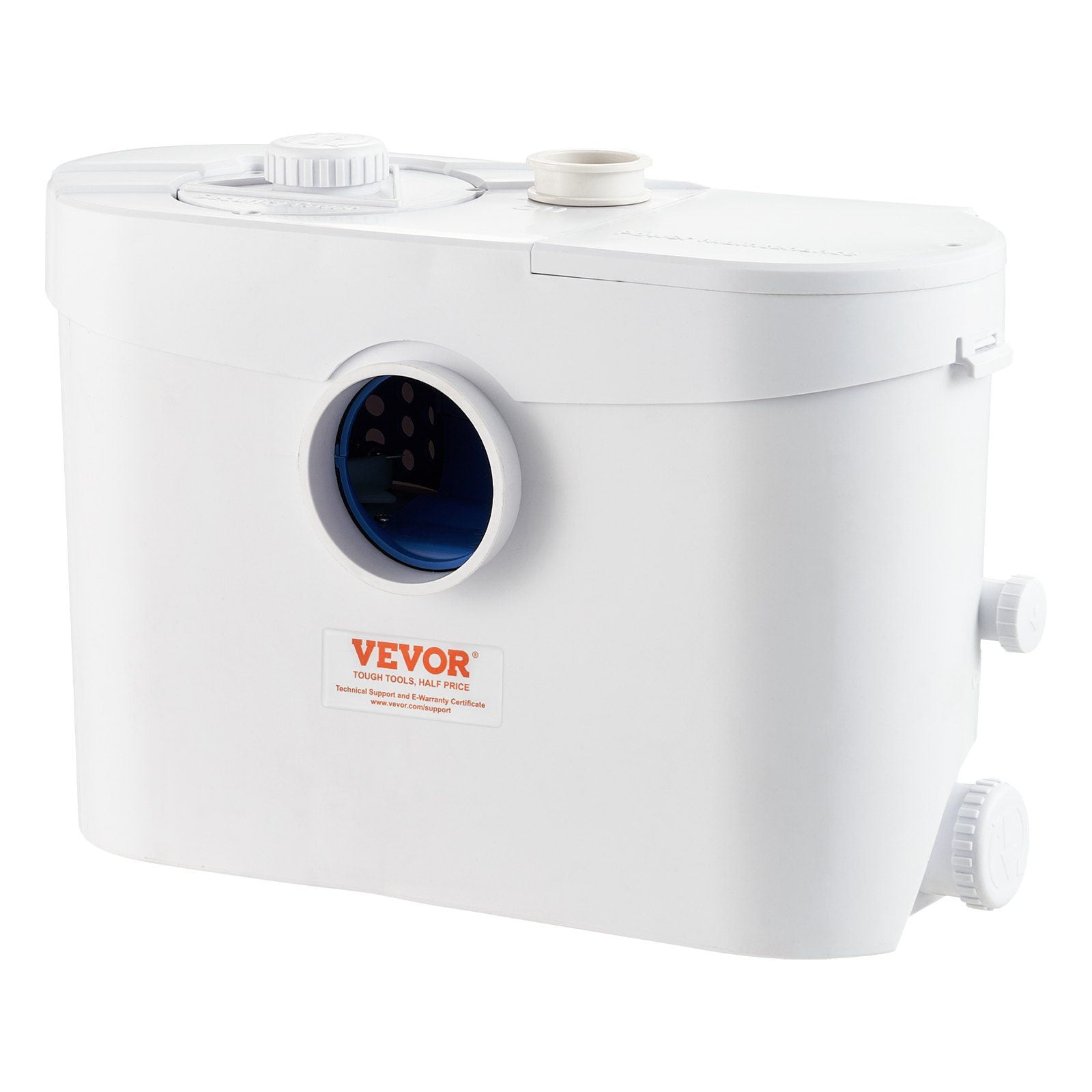 VEVOR Macerator Toilet Pump – 900W, 48 GPM Flow, 40 Ft Lift, 4 Inlets For Toilet, Shower, Sink, And Laundry