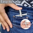thumbnail image 4 of 2pcs 4 Way Sillcock Key Set 1/4", 9/32", 5/16", 11/32 Steel Sillcock Water Key hose bib key for Valve Faucet Cabinet Opening Key and Spigots, 4 of 8
