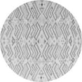 thumbnail image 1 of Ahgly Company Indoor Round Solid Gray Modern Area Rugs, 5' Round, 1 of 4