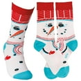 thumbnail image 3 of Primitives by Kathy Unisex Socks - Snowman, Multi, One Size, 3 of 3