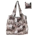 thumbnail image 2 of Bolsa de compras ecológica plegable con estampado de moda, bolso de mano plegable, práctico de gran capacidad para viaje, bolsa de comestibles Fivean unisex, 2 of 2