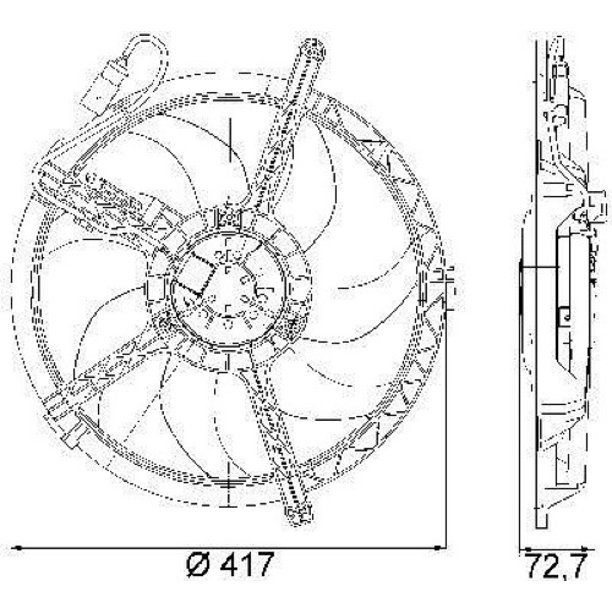 GOPARTS Replacement for 2008 2015 Mini Cooper Engine / Radiator