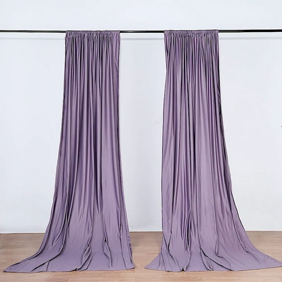 Balsa Circle 10 feet x 10 feet Polyester Professional Backdrop Curtains Amethyst