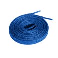 thumbnail image 2 of TopTie Metallic Glitter Flat Shoelaces 45 Inch, Fashion Bling Shoelaces - Royal Blue, 2 of 7