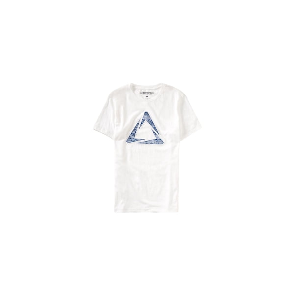Camiseta gráfica Aeropostale para hombre Aero Active color blanco extragrande