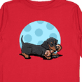 thumbnail image 4 of Inktastic Wiener dog (Dachshund) with Bone Boys or Girls Long Sleeve Toddler T-Shirt, 4 of 5