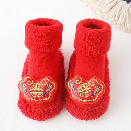 

TOWED22 Slippers For Toddler Girls Children Toddler Shoes Autumn And Winter Boys And Girls Floor Sports Shoes And Socks Flat