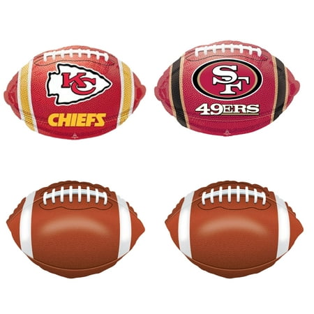 Football Game Day Super Bowl Teams Party Balloons Decorations Supplies