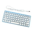 thumbnail image 1 of funtasica Clavier Filaire USB Compact 78 Touches pour Maison Ordinateur Personnel Industriel, 1 of 9