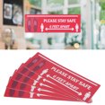 thumbnail image 4 of Warning Sticker, Non-Fading Waterproof Bright Colors Warning Decal, Distance Sign Decal, for Living Room Bedroom B003,B004,B006, 4 of 7