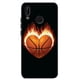 thumbnail image 1 of Coque de téléphone souple en silicone noir, motif feu de basket-ball, pour Huawei P40 P30 P20 P10 Pro P9 Lite Psmart 2019 Y6 Y9 qiuyongming unisex, 1 of 2