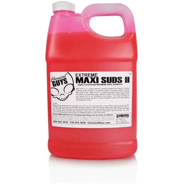 Chemical Guy CWS101 1 gal Maxi II Super Suds Car Wash Soap & Shampoo