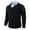 B#Black, variant on DPTALR Men's Fashion Color-Contrast Checkered Printed Long Sleeve Collar Knitted Sweater,Gray,XL