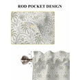 thumbnail image 6 of Palm Trees Bathroom Window Curtain, Summer Tropical Coconut Trees Plants Green Light Filtering Coffee Kitchen Curtains, Bedroom Living Room Curtains 2 Panel 84"x63", 6 of 6