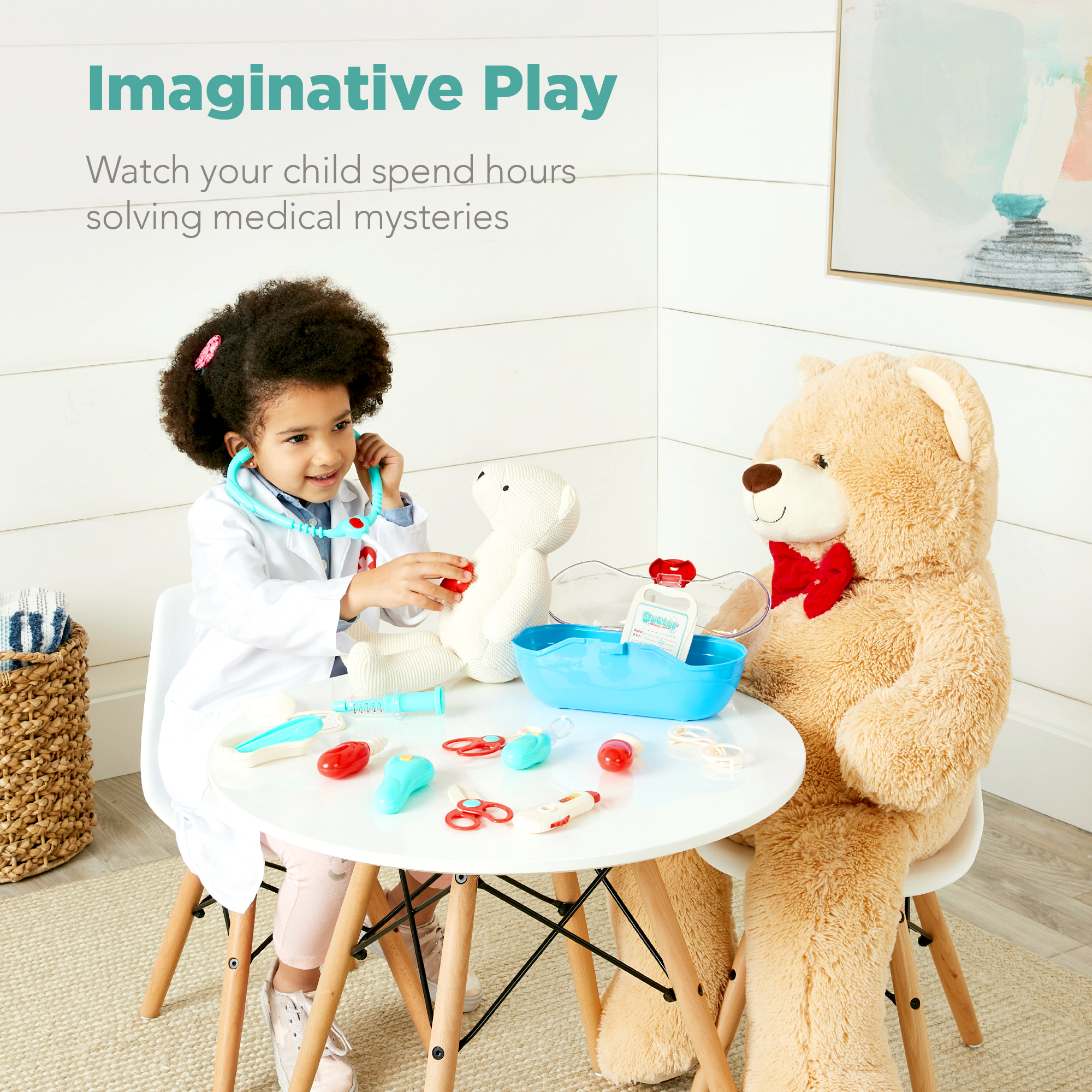 Best Choice Products Doctor Outfit Play Set with 18 Accessories photo 2