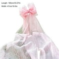 thumbnail image 3 of JingChun Large Ribbon Bow Decor Garland, Coquette Bow Decor Garlands Hang Backdrop Wall for Coquette Bachelorette Party Decorations, Birthday Party, Baby Shower, Bridal Shower Supplies, 3 of 9