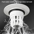 thumbnail image 5 of TNOBHG Pop-up Brass Core Sink Stopper Bathtub Drain 2-in-1 Hair Catcher Strainer Easy Installation for Bathroom Universal Fit Long-lasting Anti-clogging, 5 of 8