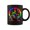 Black, variant on Frog Peace Sign Tie Dye Frog Hippie Coffee Mugs