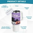 thumbnail image 4 of 40 Oz Car Handle Water Bottle Water Cup Water Bottle Water Jug Coffee Cup Travel Water Bottle Halloween Cartoon Elements, 4 of 8