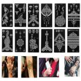 thumbnail image 4 of New Fashion Henna Tattoo Stencil Temporary Hand Tattoos DIY Body Art Paint Sticker Template Indian Wedding Painting Kit Tools, 4 of 4