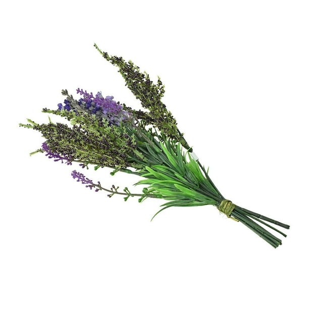 Artificial Lavender Flower Bundle, 11-Inch - Walmart.com ...