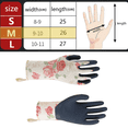 thumbnail image 3 of 1 par de guantes de jardinería estampados, trabajo de jardín, excavación de suelo, plantación de rosas, 3 of 6