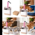 thumbnail image 5 of Stainless Steel Cat Litter with Stand for Indoor Use Metal Holder Non-Stick Easy Sifting with Coarse and Fine Grids for All Litter Pans, 27.7 cm, Light Pink, 5 of 9