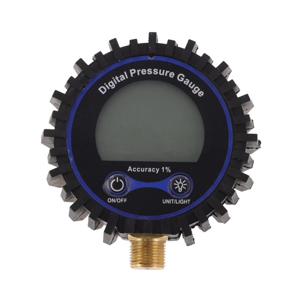 Medidor de presión de neumáticos digital universal Unique Bargains 0-250 PSI M13x1 para automóviles 1 pc sin batería
