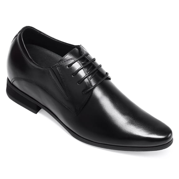 CMR CHAMARIPA Black Height Increasing Men Shoes For Height Occident Dress Elevator Shoes Taller 8CM / 3.15 Inches