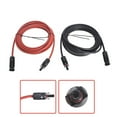 thumbnail image 4 of Findmall 10AWG Gauge 20FT Black + Red 1 Outlet Solar Panel Extension Cord, 4 of 5