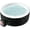 Black - 71"D x 25"H(Round for 4 Adults), variant on Outdoor Inflatable Hot Tub for 4-6 Person Square - 73 inch Portable Hottub Spa with Control Panel, Blow Up Spa Bathtub with 130 Soothing Bubble Air Jets, Cover, 2 Filter, 240 Gallon