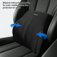 thumbnail image 5 of BCZHQQ Lumbar Support Pillow for Office Chair,Memory Foam Low Back Support for Car,Back Pain Relief,Ergonomic Back Cushion for Desk Chair,Gaming Chair,Adjustable Strap and Washable Cover, 5 of 8