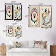 thumbnail image 4 of Designart "Seance Ethereal Mystical Visions II" Modern Geometric Framed Wall Art Set Of 2 - Modern White Gallery Wall Frame Set For Home Decor, 4 of 6