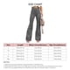 thumbnail image 5 of Pantalones acampanados de pana gris de cintura alta para mujer, estilo otoño-invierno, corte ajustado, 5 of 5