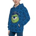 thumbnail image 6 of Monster Inc Girls Boys Graphic Hooded Sweatshirt Sizes 7-20 Pullover Sweatshirt Monster Inc Merch Gifts for Kids Teens, 6 of 7