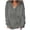 Gray, variant on Womens Oversized V Neck Sweater Long Sleeve Cable Knit Tops Casual Loose Solid Color Pullover Sweatshirts (Wine L)
